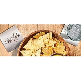 YouTheFan 4-Piece Coaster Set Stainless Steel, 4 x 4