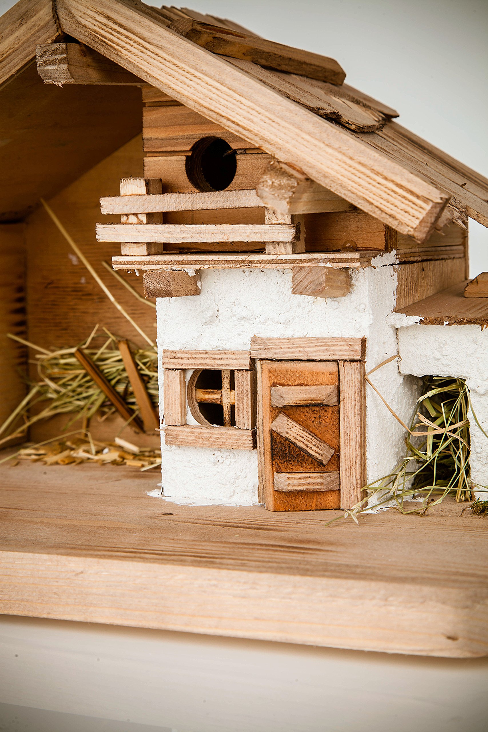 Weihnachtskrippe-(W17) Krippe Krippenstall Weihnachten-Weihnachtskrippen-