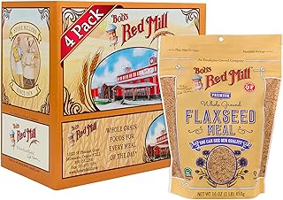 Bob's Red Mill Flaxseed Meal, 16oz (Pack of 4) - Non GMO, Vegan, Paleo F...