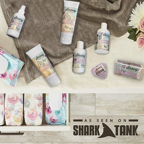 Miniatura 4 de Saavy Naturals Paquete de 2 jabones de barra de manzanilla para bebé de 3.5 onzas, cuidado orgánico de la piel para el baño infantil con manteca de