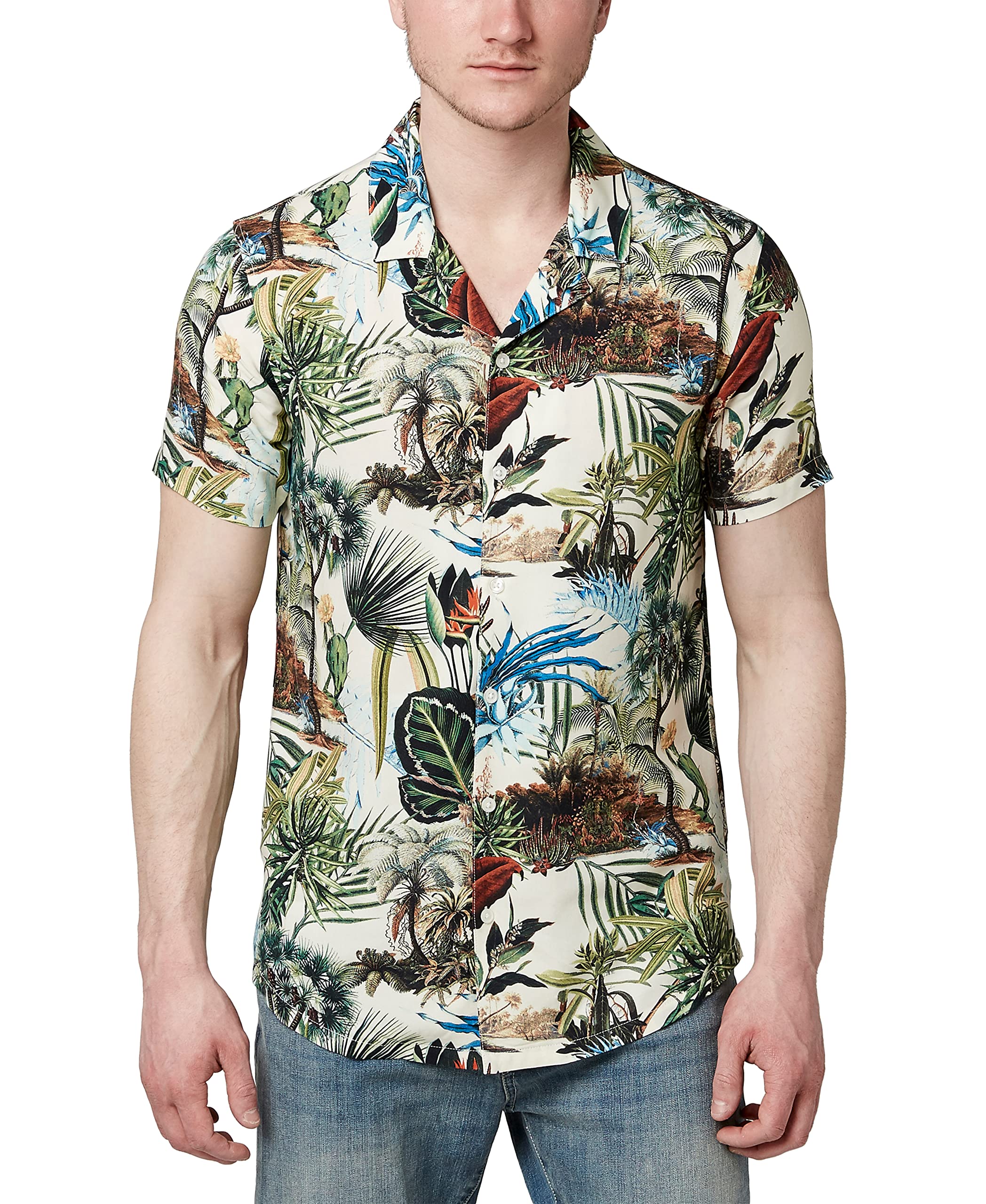 Buffalo David BittonMen's Saflora Button Down Shirt