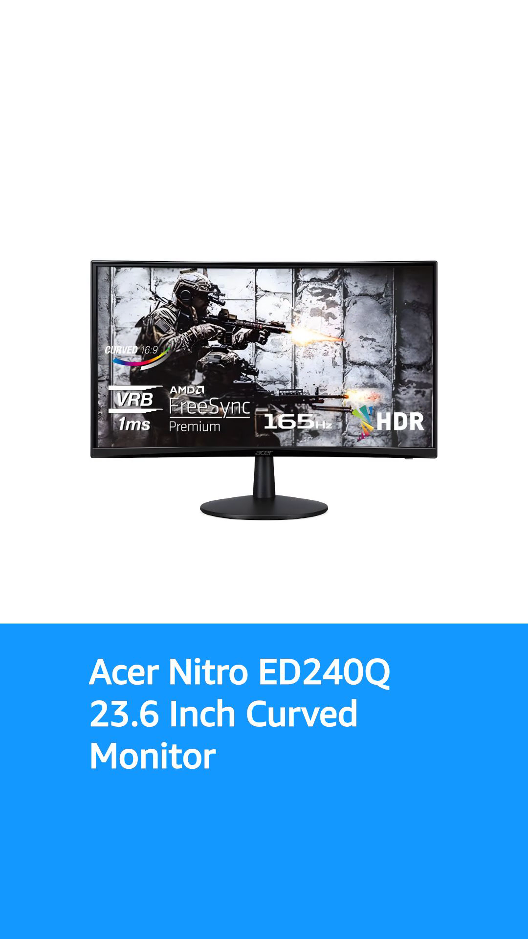 Acer Nitro ED240Q Sbiip 23.6