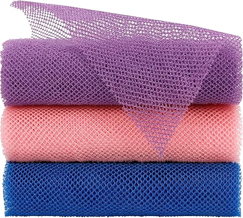 Red exfoliante africana, esponja de baño africana, red africana, esponja de baño de red larga, red de lavado africana, depurador corporal de ducha,