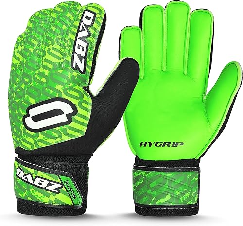 Dabz Guantes de portero de fútbol para jóvenes y adultos  Guantes de portero totalmente de látex para hombres y mujeres  Guantes de fútbol con látex
