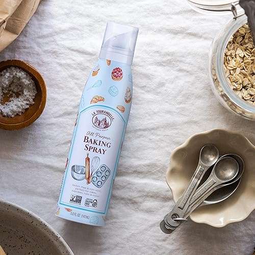 Vista 7 de La Tourangelle espray multiuso para cocinar, sin gluten, antiadherente, sin sustancias químicas ni gases propelentes, aceite de cocina en espray
