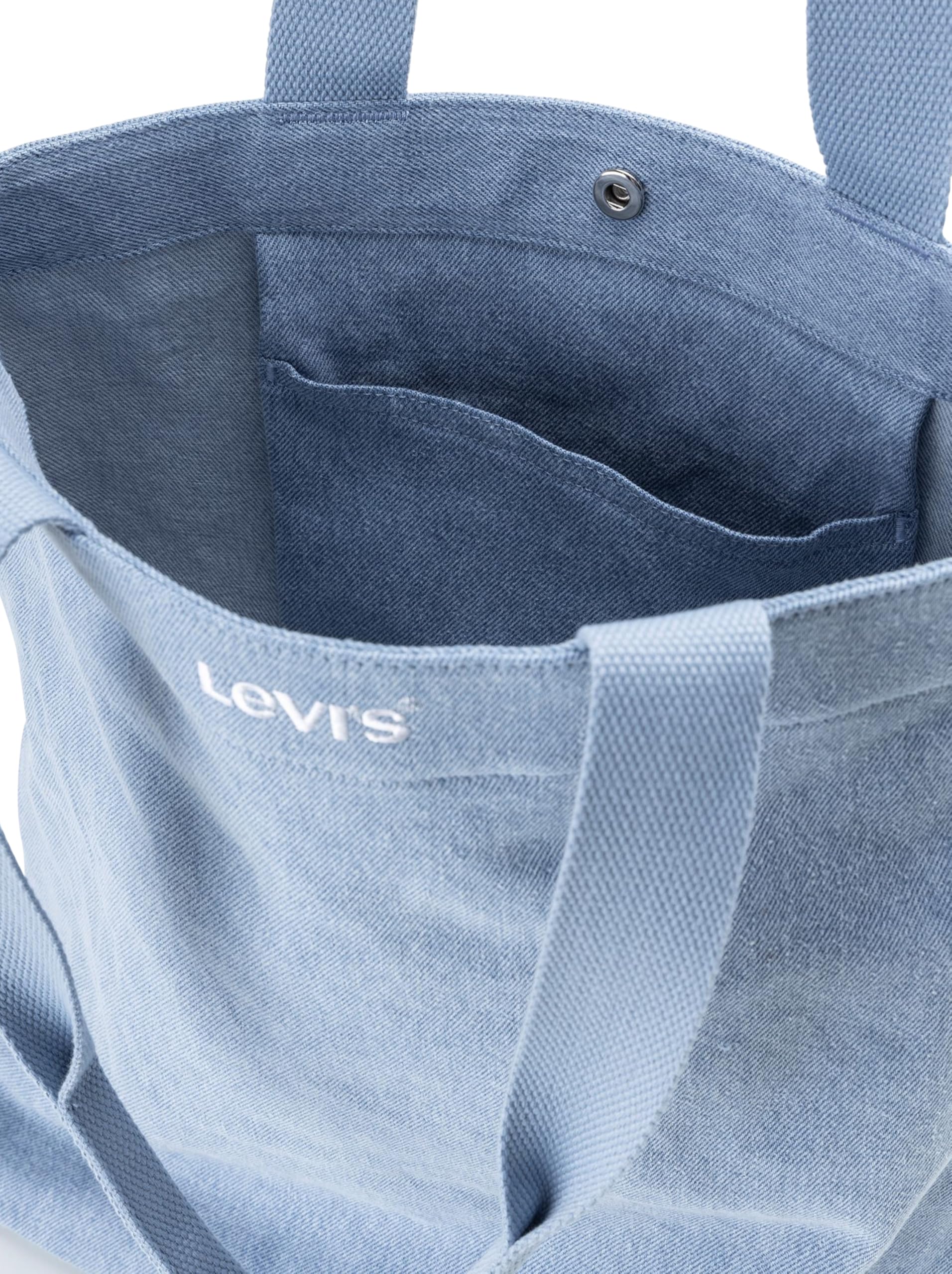 Levi's Bolso de mano Icon Ov para hombre, azul claro, L, Bolso Icon para hombre Ov