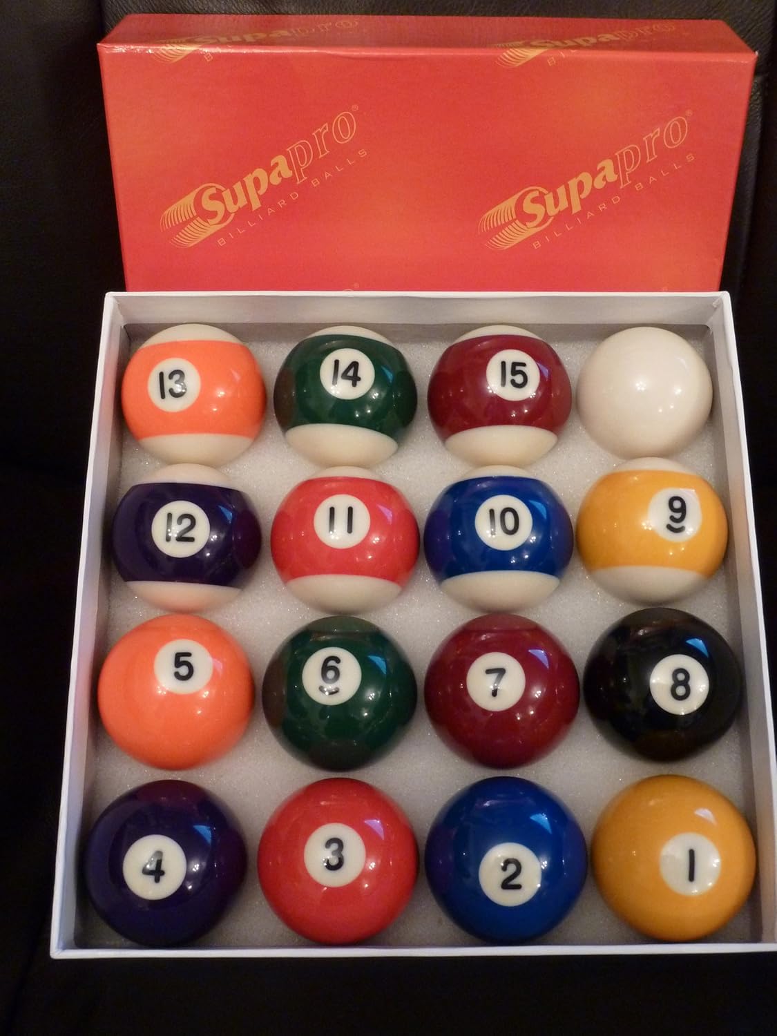 2" supapro spots & stripes pool balls Sports & Outdoors