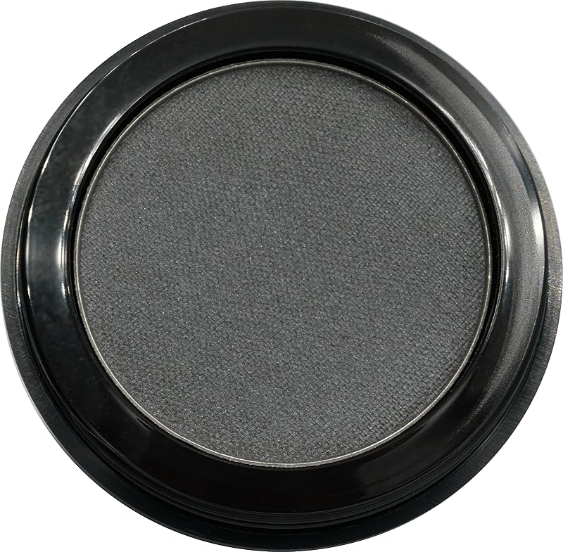 Pure Ziva Thunder Matte Dark Grey Blue Gray Pressed Powder Single Eyeshadow; Talc, Paraben & Cruelty Free