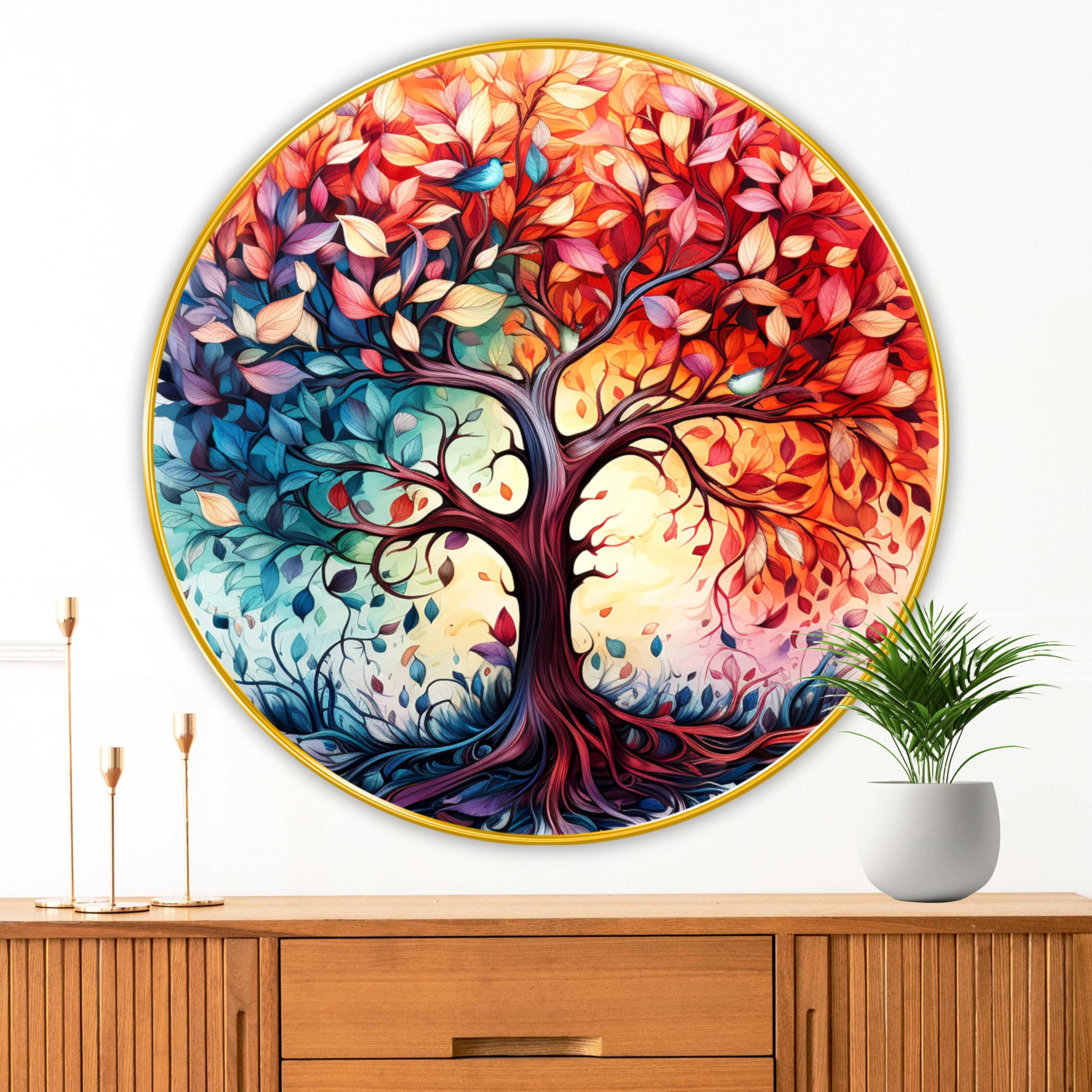 Livin'luxe Abstract Bird Painting - Modern Art -23