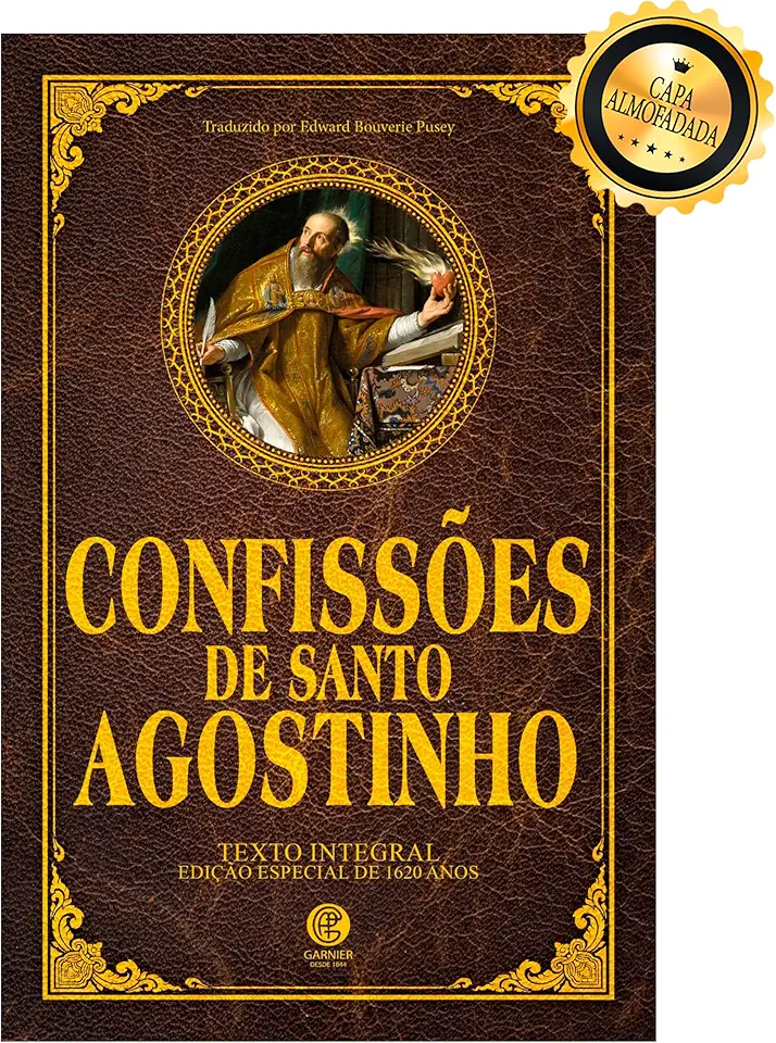 Confissões de Santo Agostinho - Edição de Luxo Almofadada