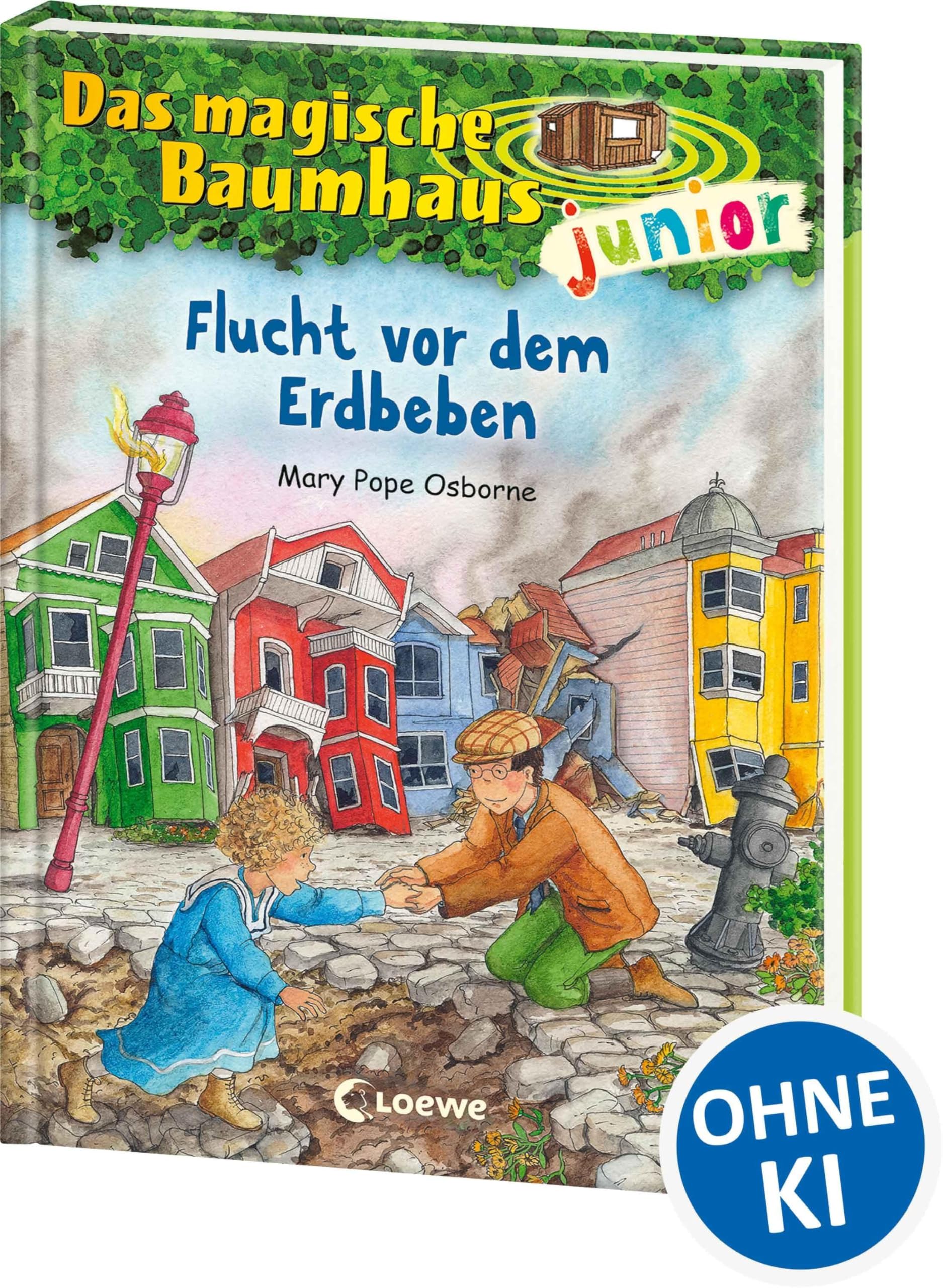 Das magische Baumhaus junior (Band 22) - Flucht vor dem Erdbeben: Kinderbuch zum Vorlesen und ersten Selberlesen - Mit farbigen Illustrationen - Für Mädchen und Jungen ab 6 Jahre