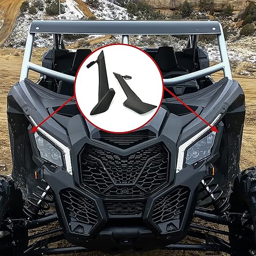 Miniatura 2 de SAUTVS Cubiertas de faros delanteros izquierdo y derecho para Can Am X3, bisel para faros delanteros Can-Am Maverick X3 XDS XRS Max Turbo R