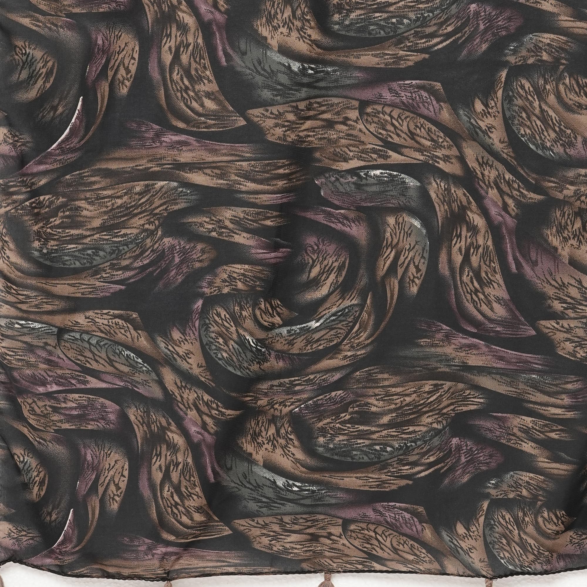 SAHIL SCARF Premium Multicolor Fancy Scarf Lightweight & Comfortable for All Seasons (22x72inch) - Image 4 thumbnail