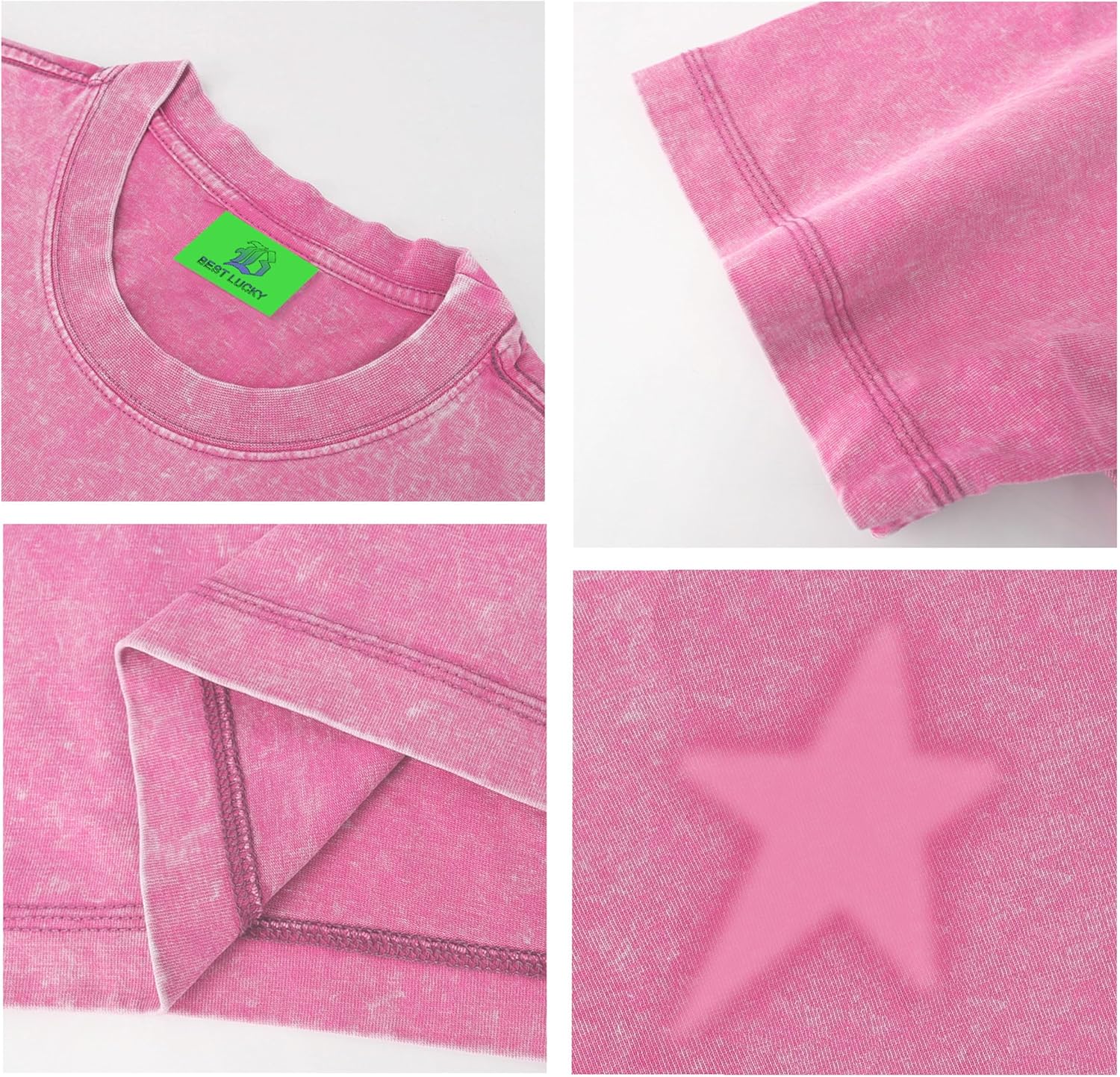 Star Shirt Y2k Oversized Graphic Tees for Men Unisex Vintage Streetwear Shirts - Image 5