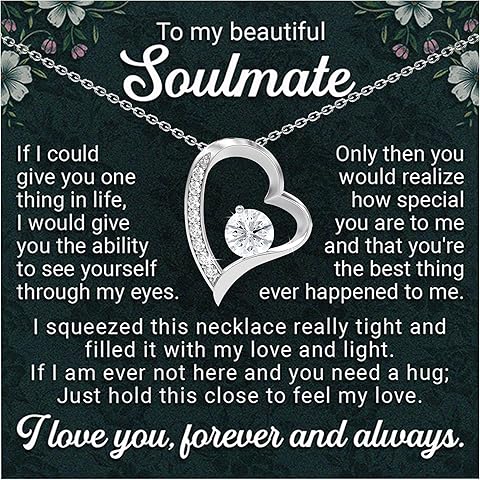 To My Beautiful Wife Necklace Hot Doe Forever Love Jewelry From Lover Husband to Beautiful Woman