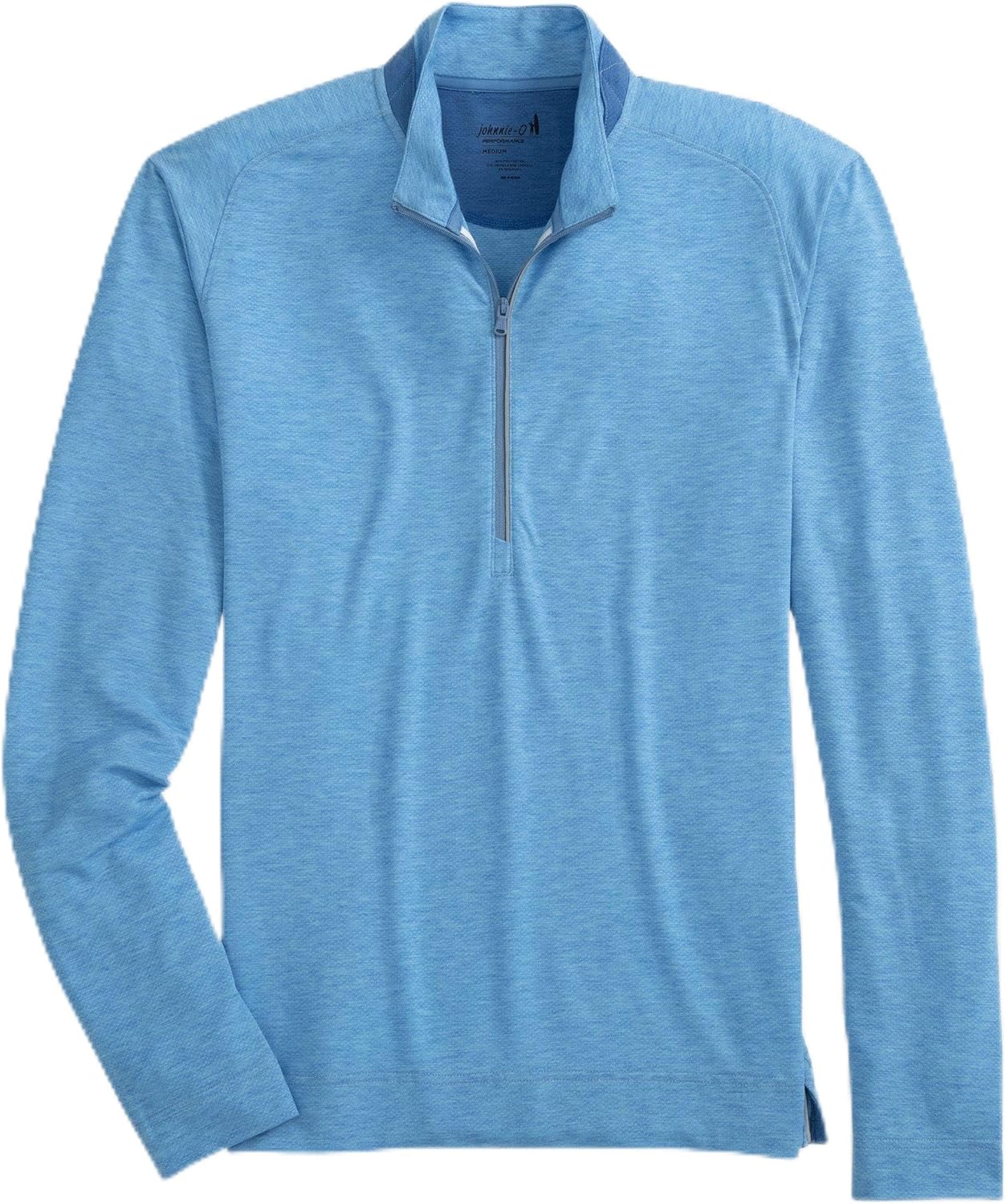 johnnie-O Brewer Performance 1/4 Zip Pullover Riviera/L, Large