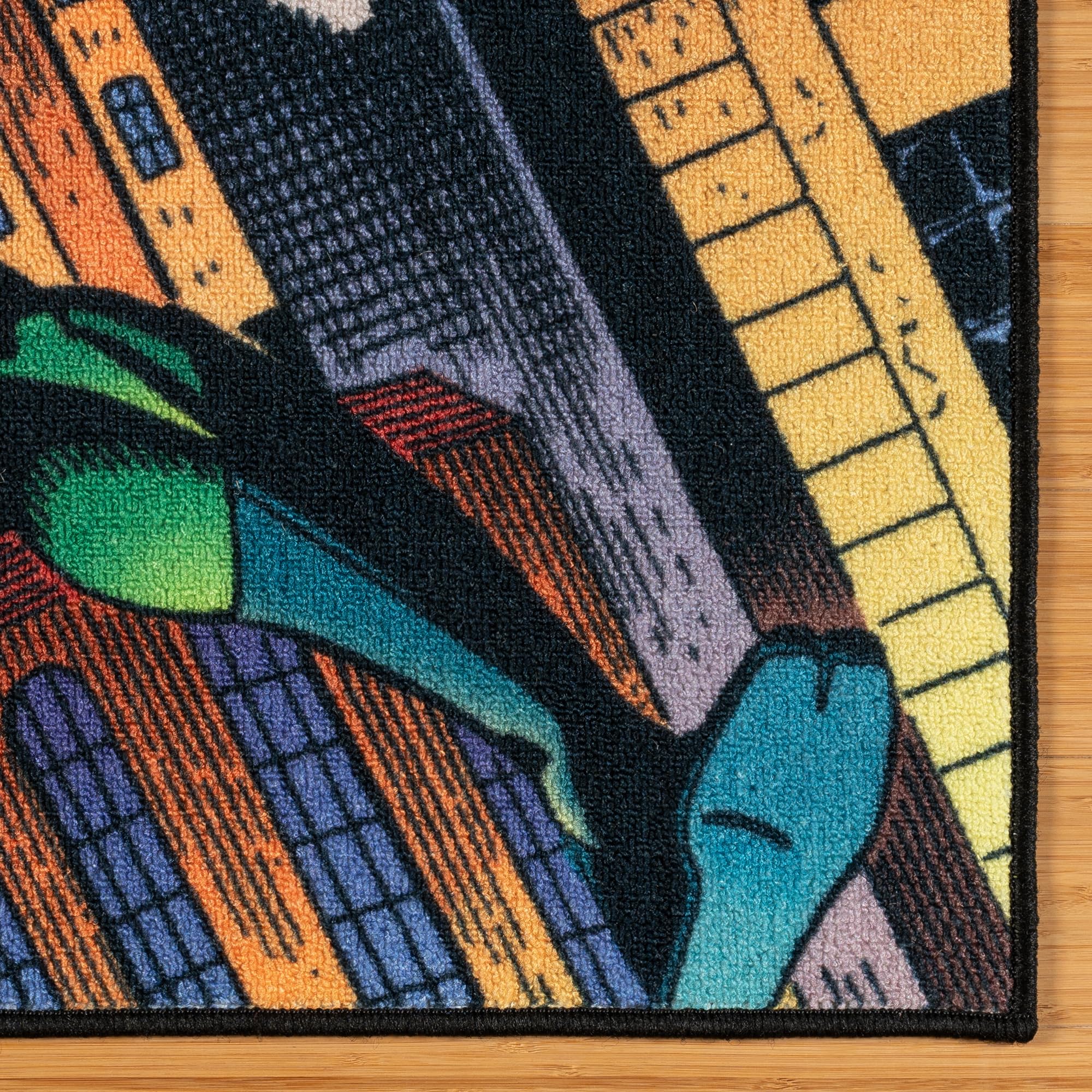 BATMAN× ECONOMICS EXPERIMENT RUG Batman Rug, Batman Decor Rug, Batman Kids Room Rug, Comics