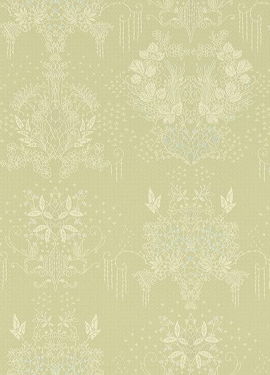 Amazon サンゲツ 壁紙42m フェミニン グリーン ファミリア ポップ Fe 4015 壁紙