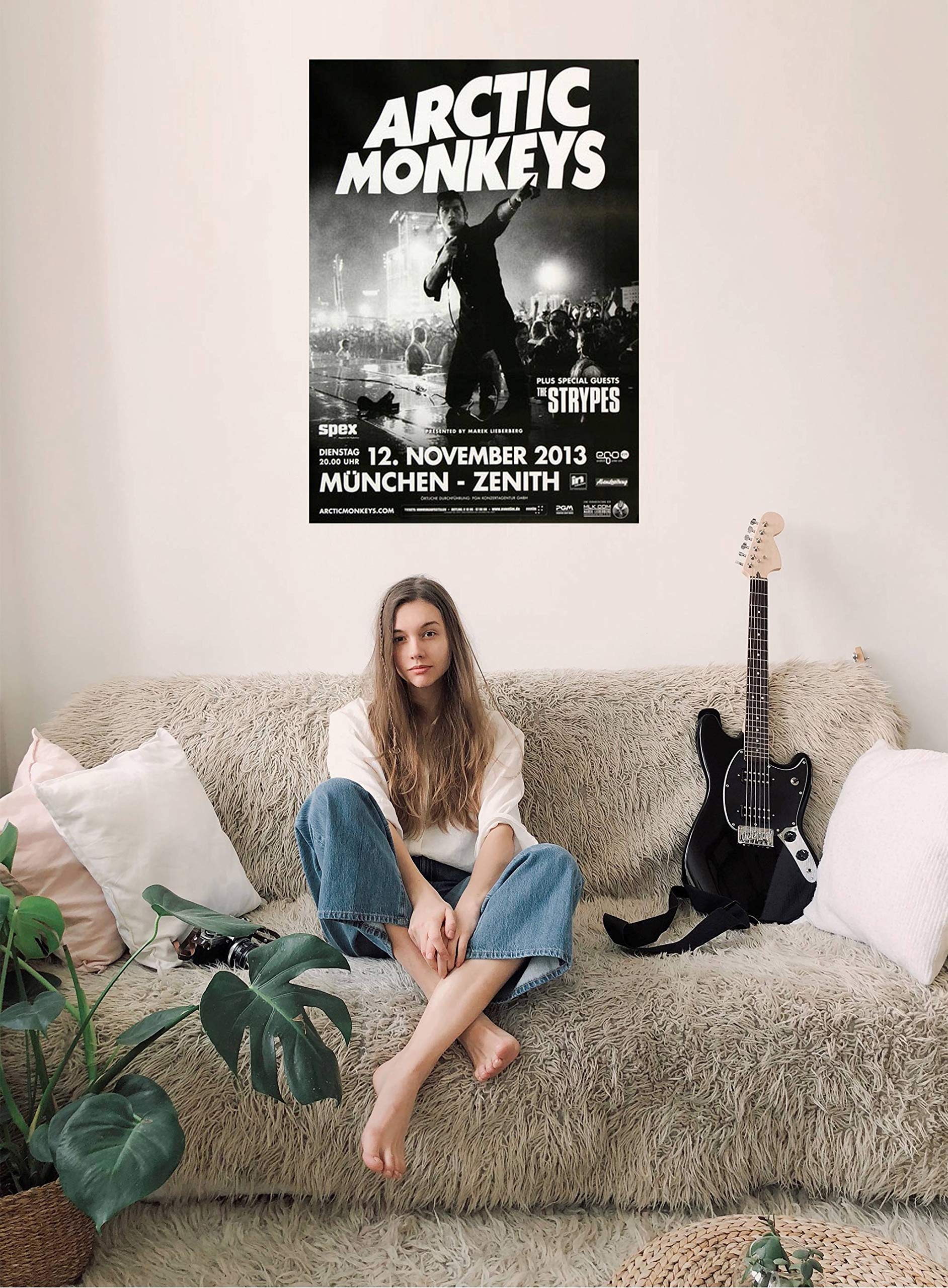 Arctic Monkeys - AM Tour, München 2013 » Konzertplakat/Premium Poster | Live Konzert Veranstaltung | DIN A1 «