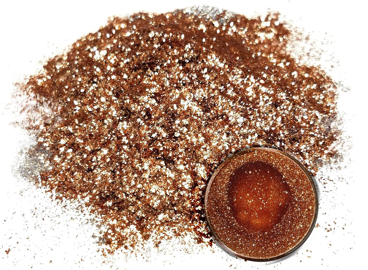 Eye Candy Premium Mica Powder Pigment "Vibrant Bronze" (25g) Multipurpose DIY Arts and Crafts Additive | Woodworking, Epoxy, Resin, Natural Bath Bombs, Paint, Soap, Nail Polish (Vibrant Bronze, 25G)