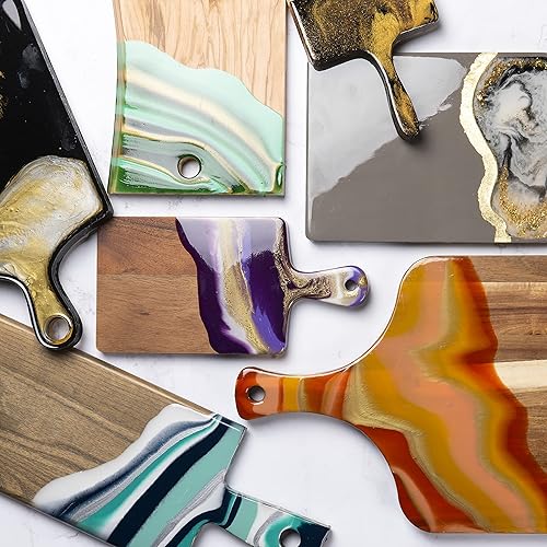 Miniatura 2 de Mod Podge Paquete de 2 suministros de endurecedor de 8 fl oz, kits perfectos y moldes de silicona para proyectos de resina epoxi, 25263, transparente