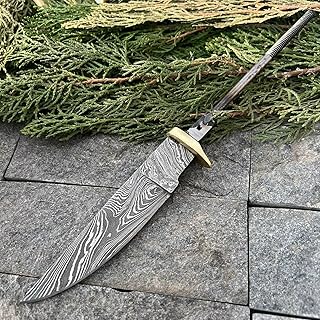 Custom Hand Forged Damascus Steel Rat Tail Blank Blade For Knife Making Supplies - Unique Blades