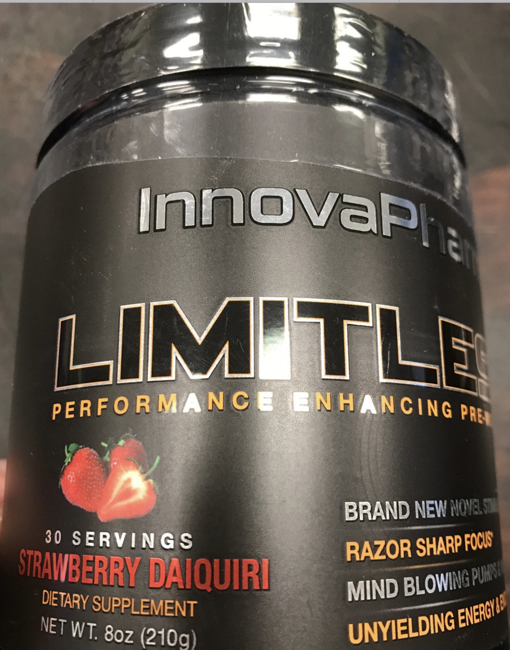 Innovapharm Limitless Pre Workout 30 Servings Intense Focus Strawberry Daiquiri Buy Online In Bermuda At Desertcart 63059249