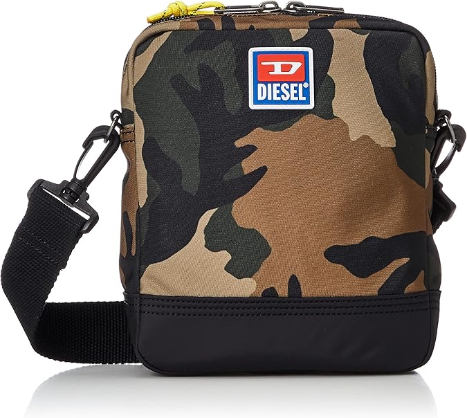 Amazon | [Diesel] (ディーゼル) メンズ カモフラ柄 クロスボディ