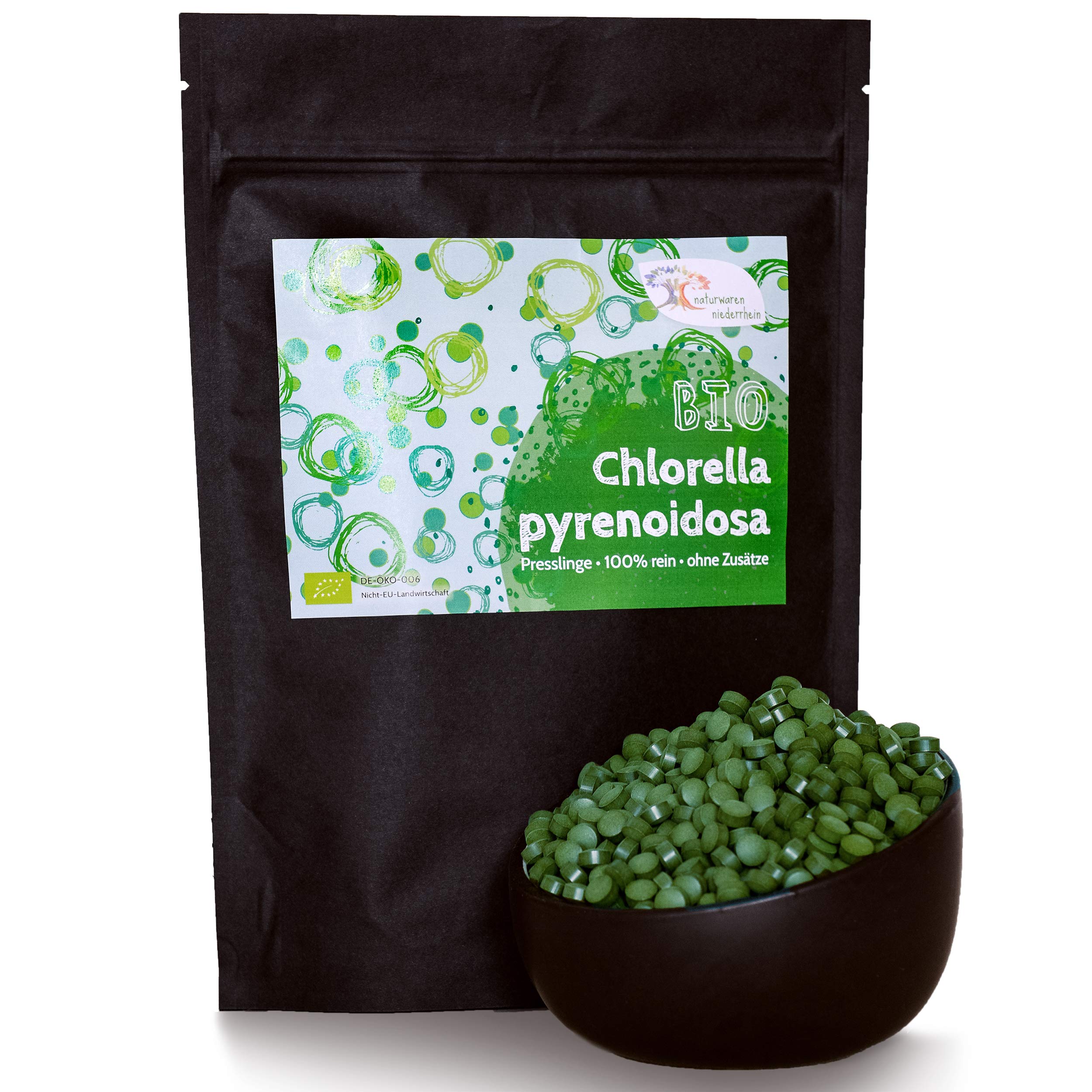 Bio Chlorella pyrenoidosa Tabletten - 500g zu je 400mg