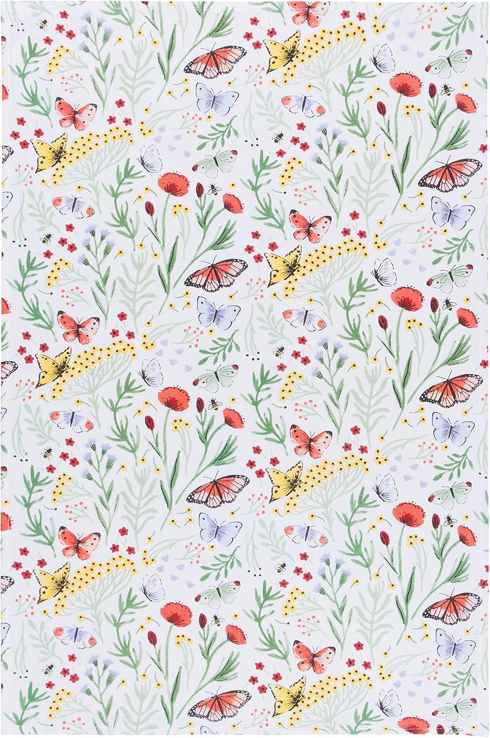 Now Designs Morning Meadow Cotton Floursack Kitchen Dish Towels 20 x 30in, Set of 3 - Image 2