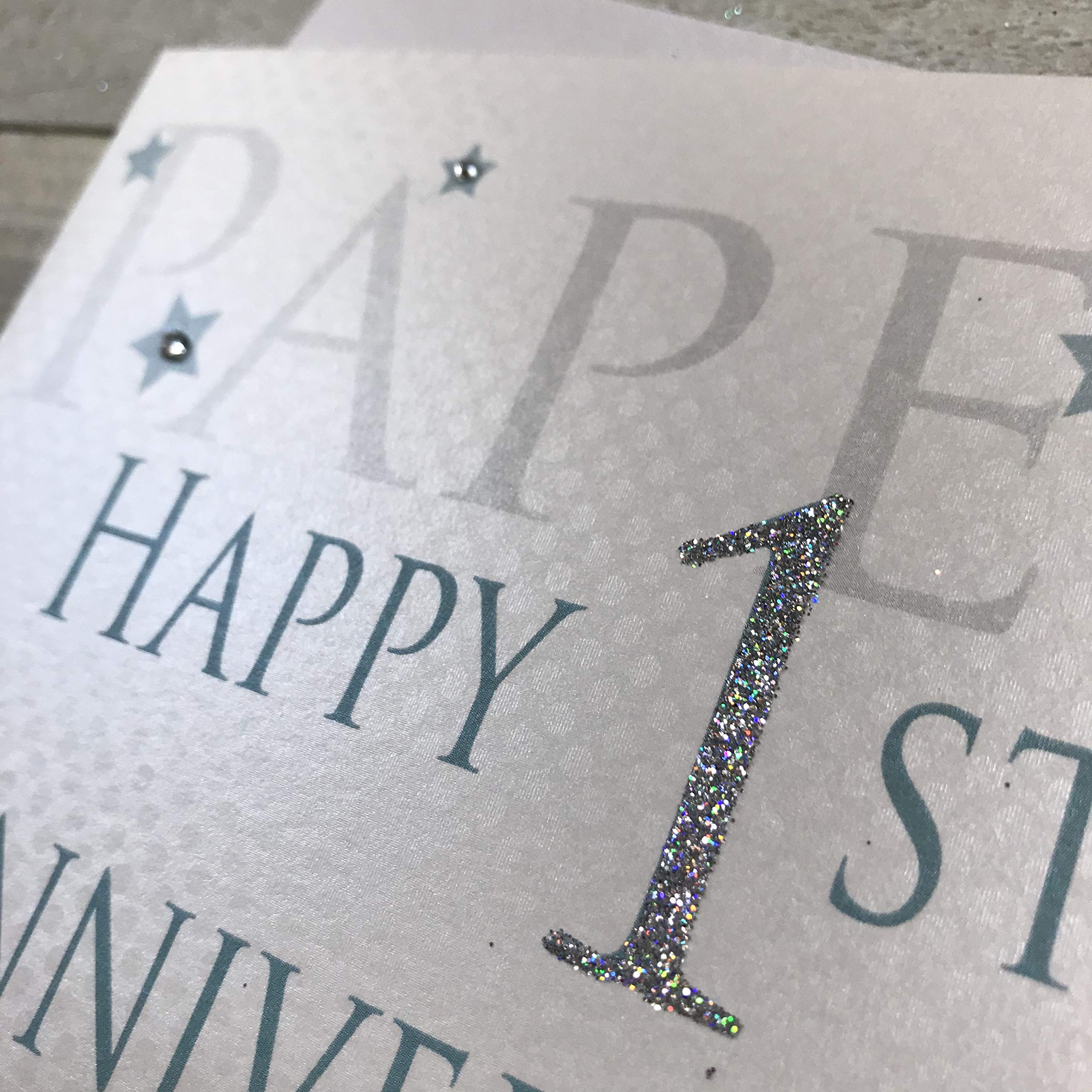 WHITE COTTON CARDS Tin Love On Your Special Day Carte De 10e Anniversaire Faite à La Main 10,16 Cm X 16 Cm