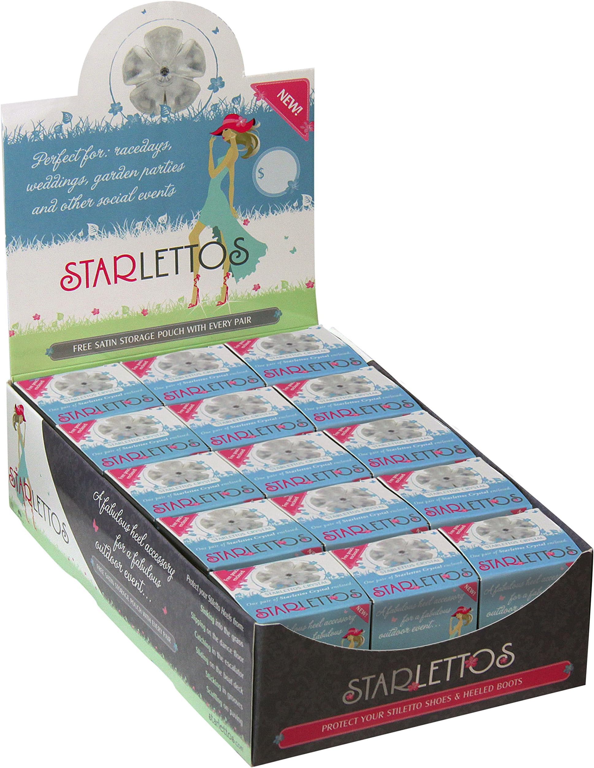 HEEL PROTECTORS FOR High Heeled Shoes (15 Pair Multi-Pack) - FREE Satin Carry Pouches