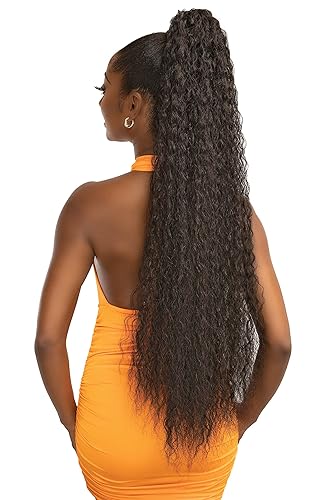 Miniatura 2 de REMY ILLUSION Snatch&Wrap - Extensión de cola de caballo - Sfrancés 34 pulgadas, (1B)