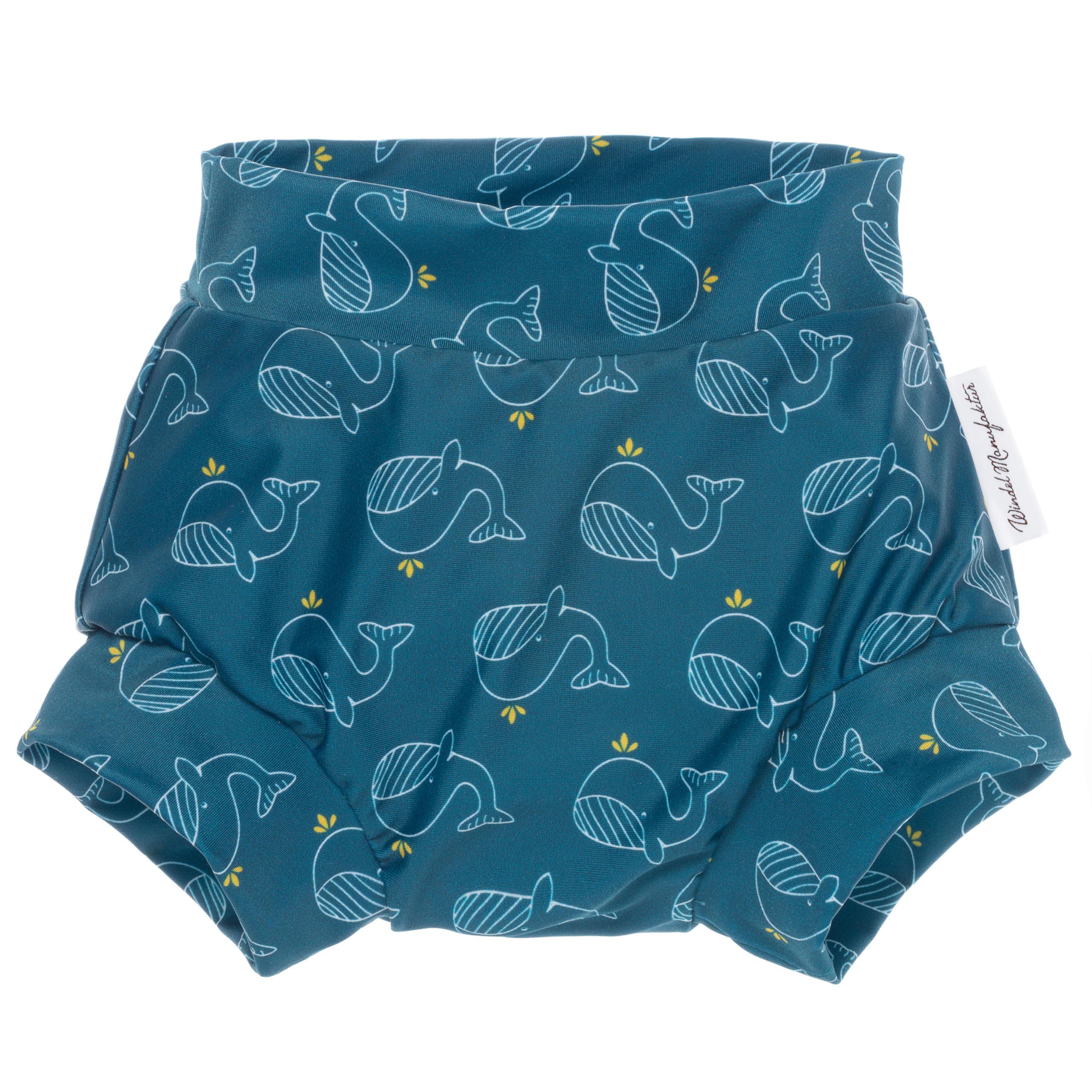 Windelmanufaktur waschbare und wiederverwendbare Schwimmwindel, Badewindel - Made in Germany (Wale, S)