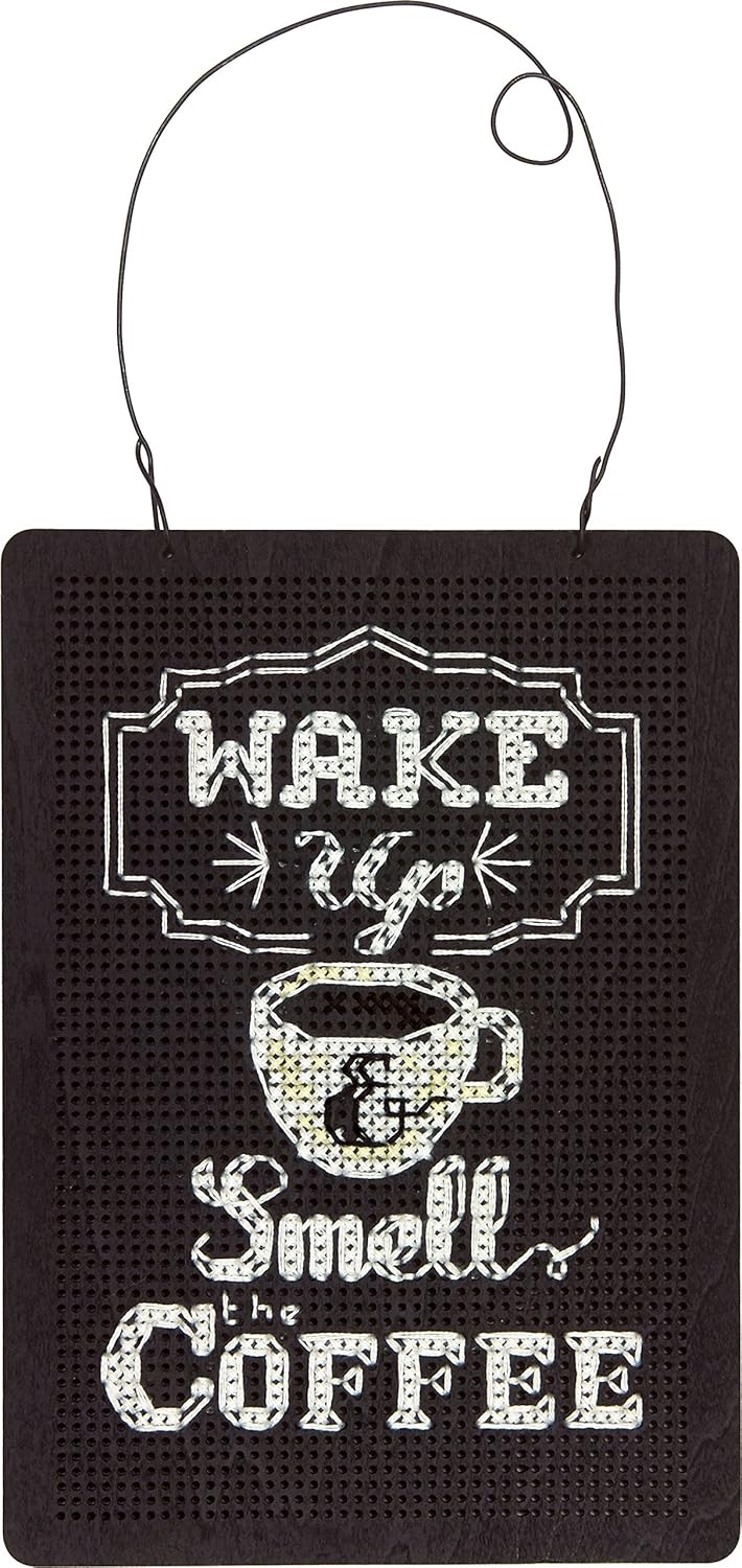 Dimensions Coffee Wood Sign Kit, 72-74137