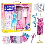Creativity for Kids Designed by You Glam Studio: Girls\' Fashion Designer Craft Kit, DIY Arts and Crafts for Kids, Birthday Gifts for Girls, Girl Toys (Ages 6+)