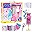 Creativity for Kids Designed by You Glam Studio: Girls\' Fashion Designer Craft Kit, DIY Arts and Crafts for Kids, Birthday Gifts for Girls, Girl Toys (Ages 6+)