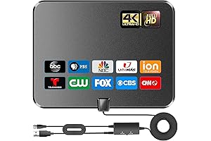 2024 Upgraded Indoor TV Antenna for Smart TV