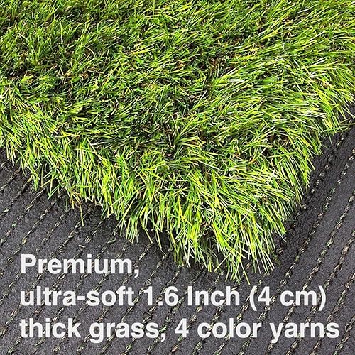 Miniatura 4 de Azulejos cuadrados de césped artificial - 12.2 x 12.2 pulgadas (paquete de 4)