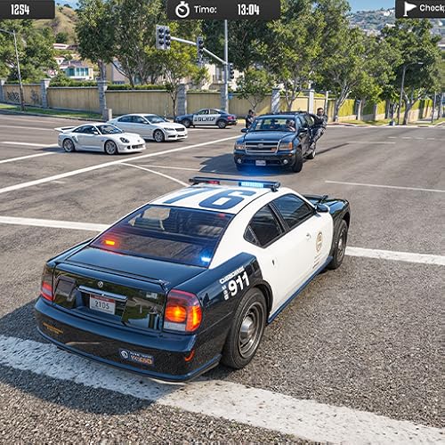 Real Police Car Chase Simulator: Police Gangster Game