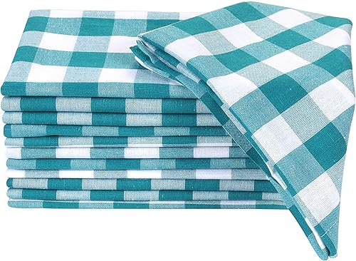 Miniatura 53 de Servilleta de tela de algodón de 18 x 18 pulgadas, color azul, servilletas de uso diario, servilletas de algodón, servilletas de boda, servilletas