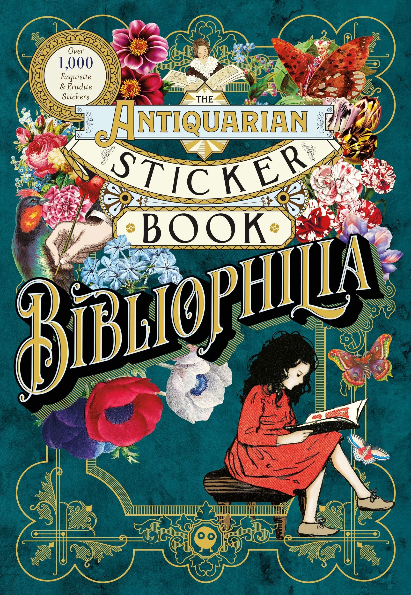 The Antiquarian Sticker Book: Bibliophilia Hardcover – Sticker Book, September 21, 2021