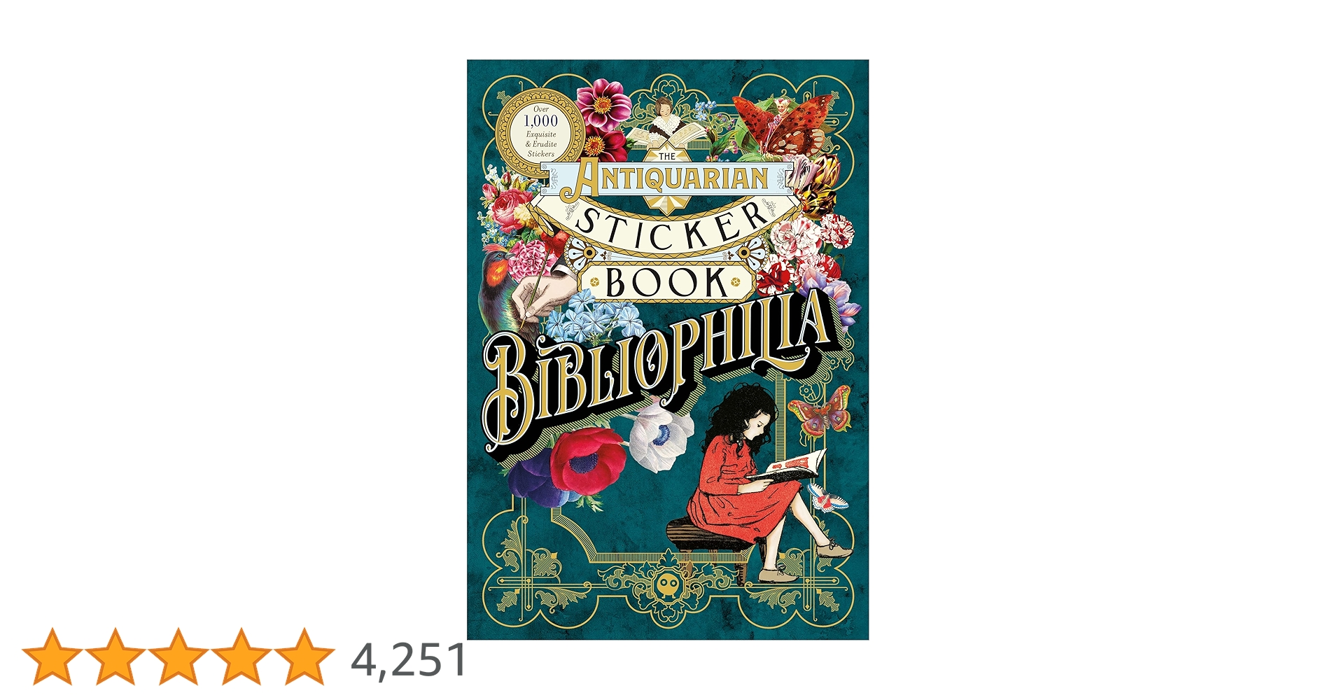 Amazon | The Antiquarian Sticker Book: Bibliophilia | Odd Dot