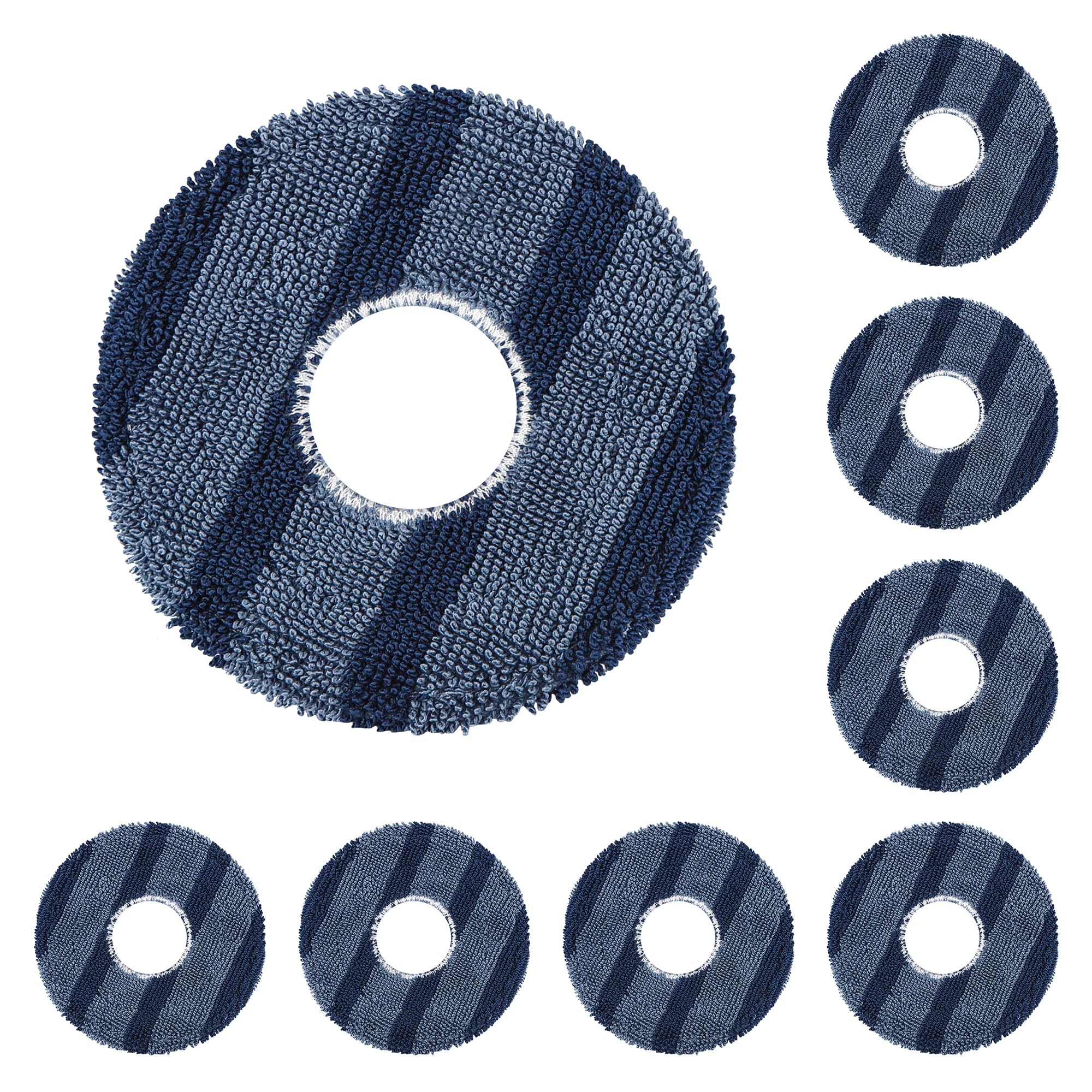 8-Pack Mop Pads for Eufy C20 Omni Robot Vacuum, Washable Microfiber Refills