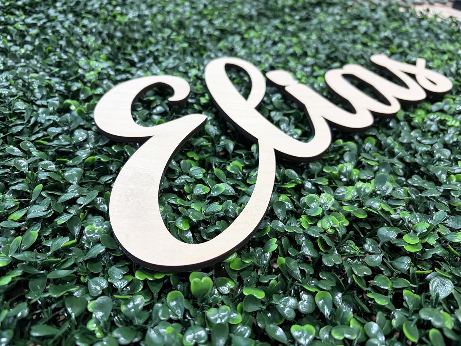 Custom Wooden Name Sign | Paint Included | Personalized Natural Birch Wood Sign | Wedding/Engagement Gift | Over Crib Sign | Nursery Baby Shower - Image 3