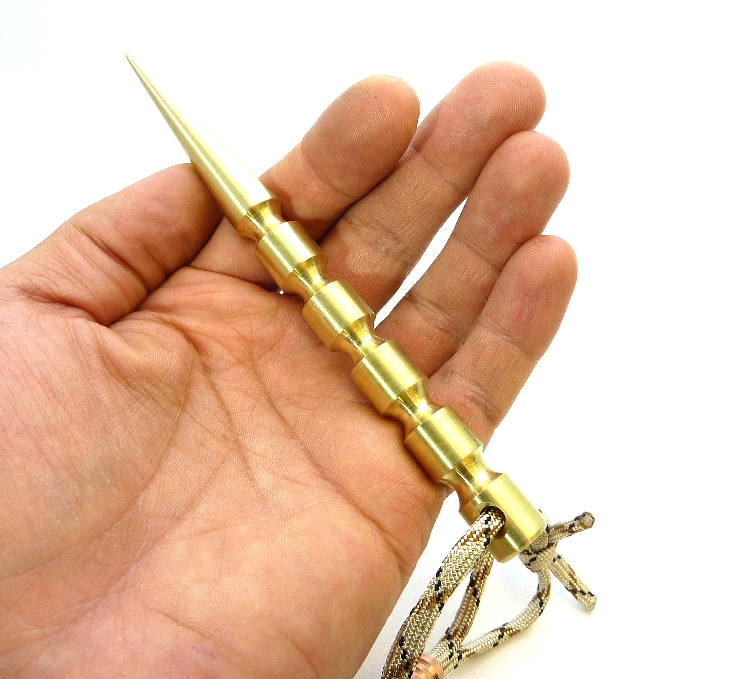 MARLIN SPIKE FID - BRASS - KNOTTING TOOL - HAND MACHINED IN THE USA
