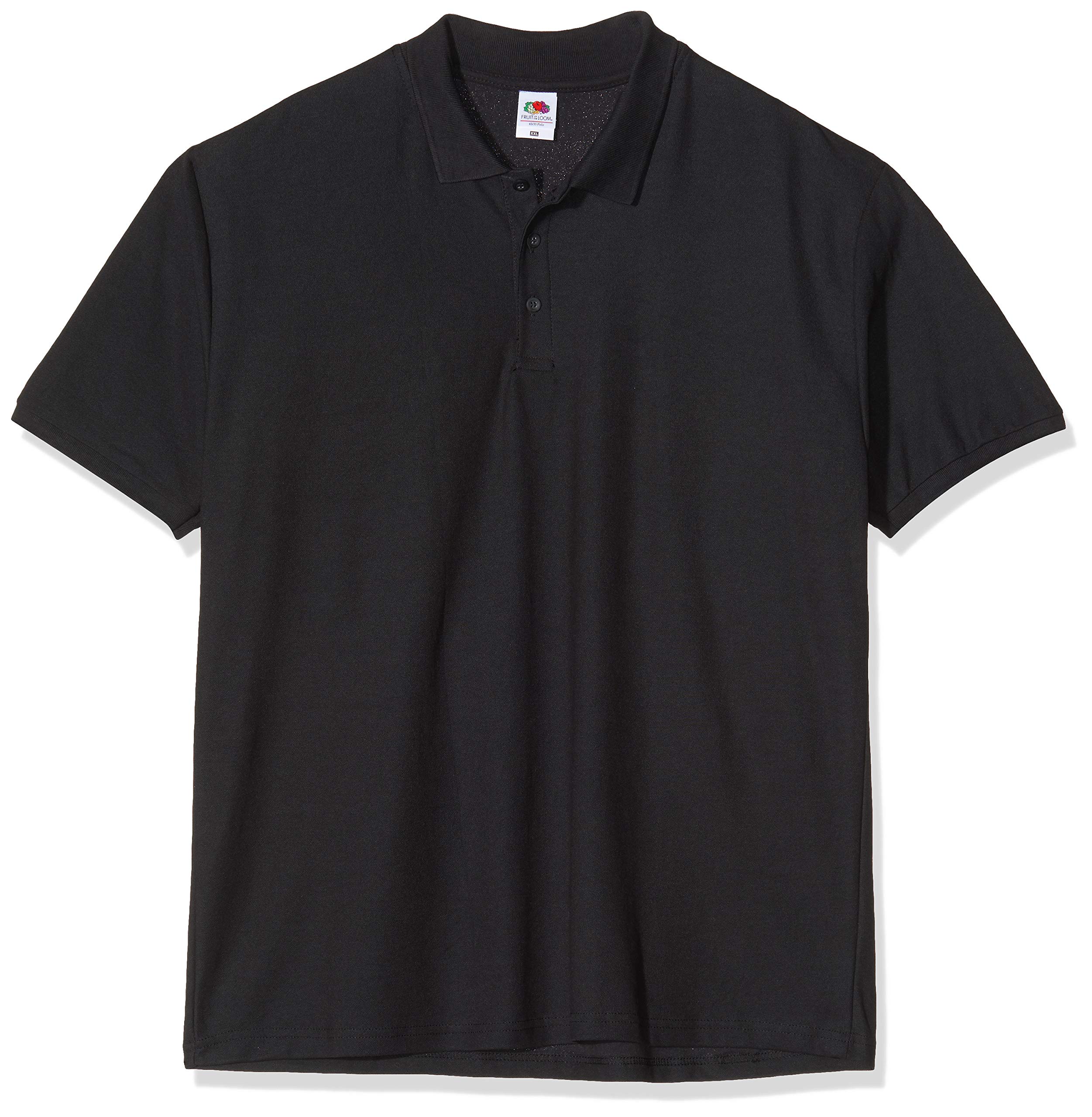 Fruit of the Loom 63-218-0 Men's T-Shirt, Black, XL