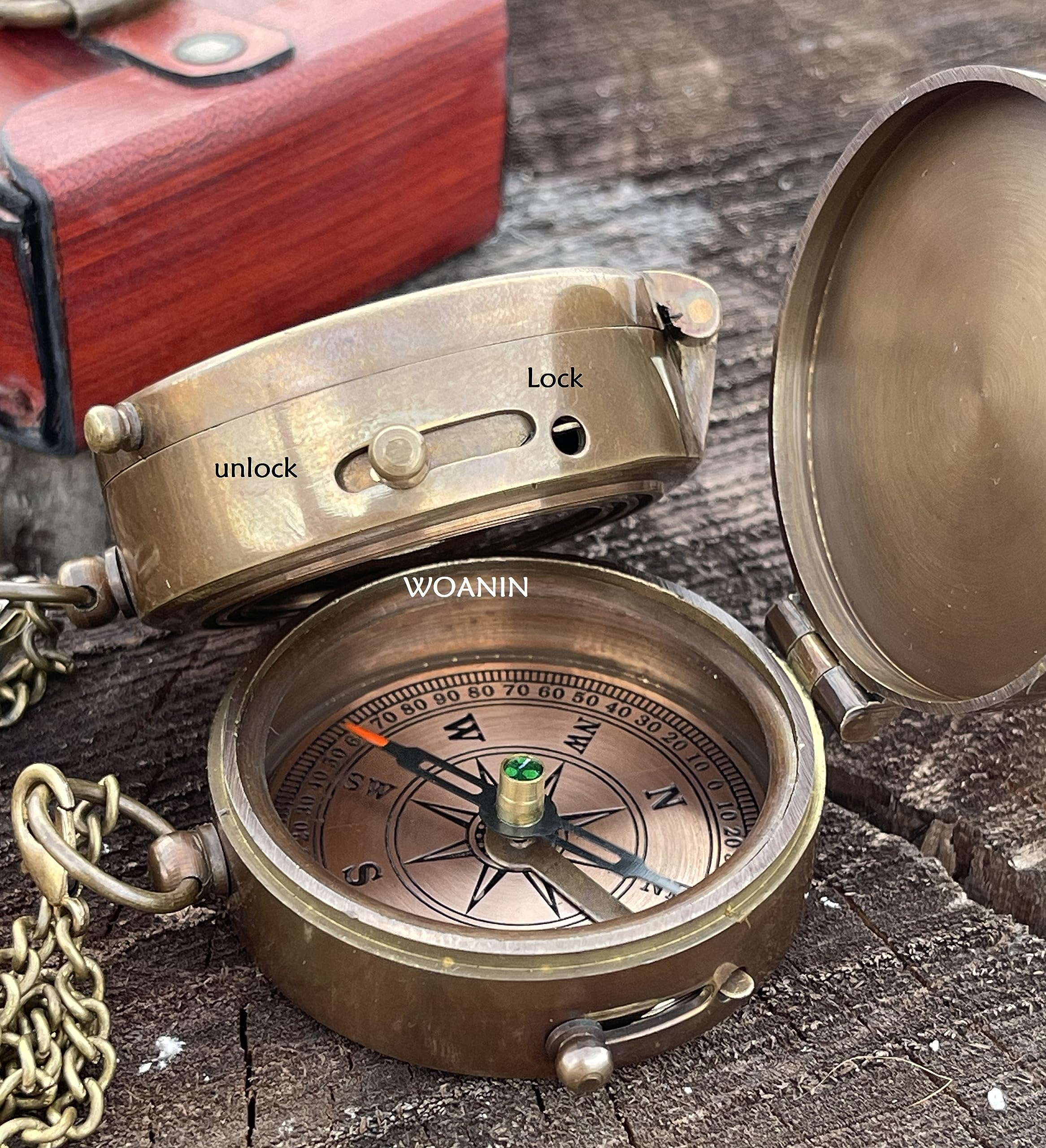 Bussola personalizzata per figlio, regalo per nostro figlio/bussola per calendario 100 anni, regalo personalizzato per figlio/regalo per nostro figlio/regalo per figlio (nostro figlio, mamma e papà)