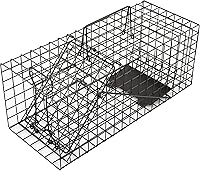 Vista 7 de Trampa de ardillas resistente para animales vivos (no requiere montaje), 17 x 7 x 7 pulgadas