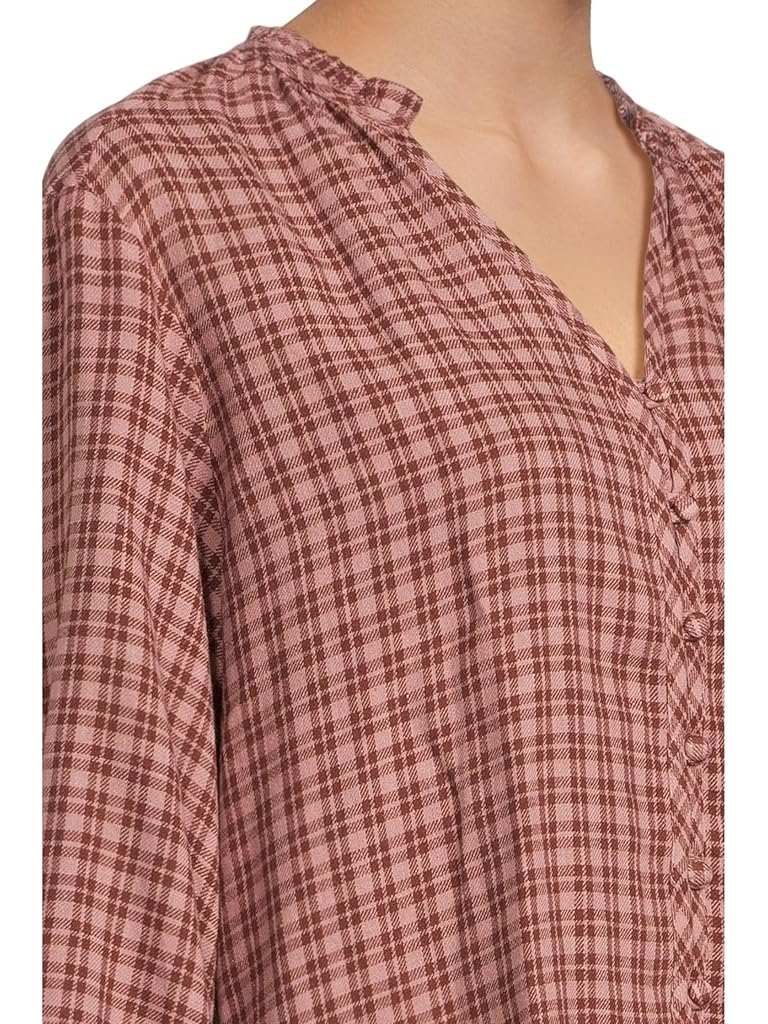 Pink L.L.Bean Signature Portland Popover Shirt